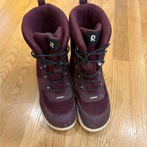 Reima Laplander Kids Snow Boots in Burgundy